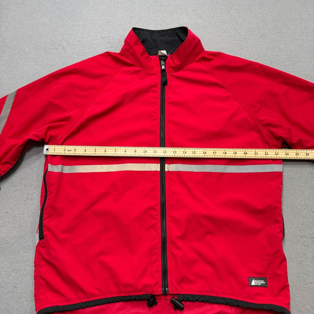 Mountain Equipment Cycling Jacket Men's Large Red Reflective Windbreaker Canada - Picture 4 of 6